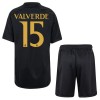 Conjunto (Camiseta+Pantalón Corto) Real Madrid Valverde 15 Tercera Equipación 23-24 - Niño